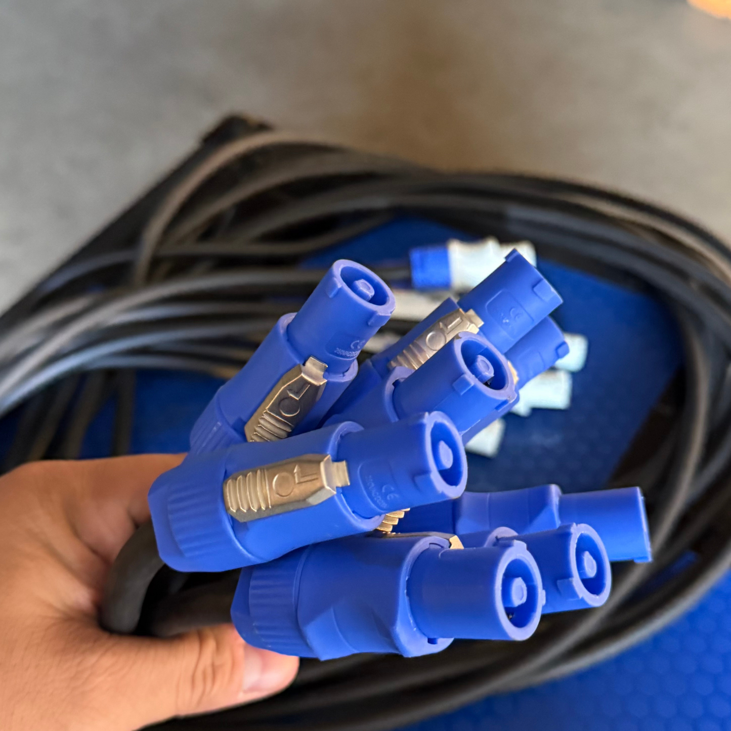7ft PowerCon PREMIUM CABLES (8Pcs)