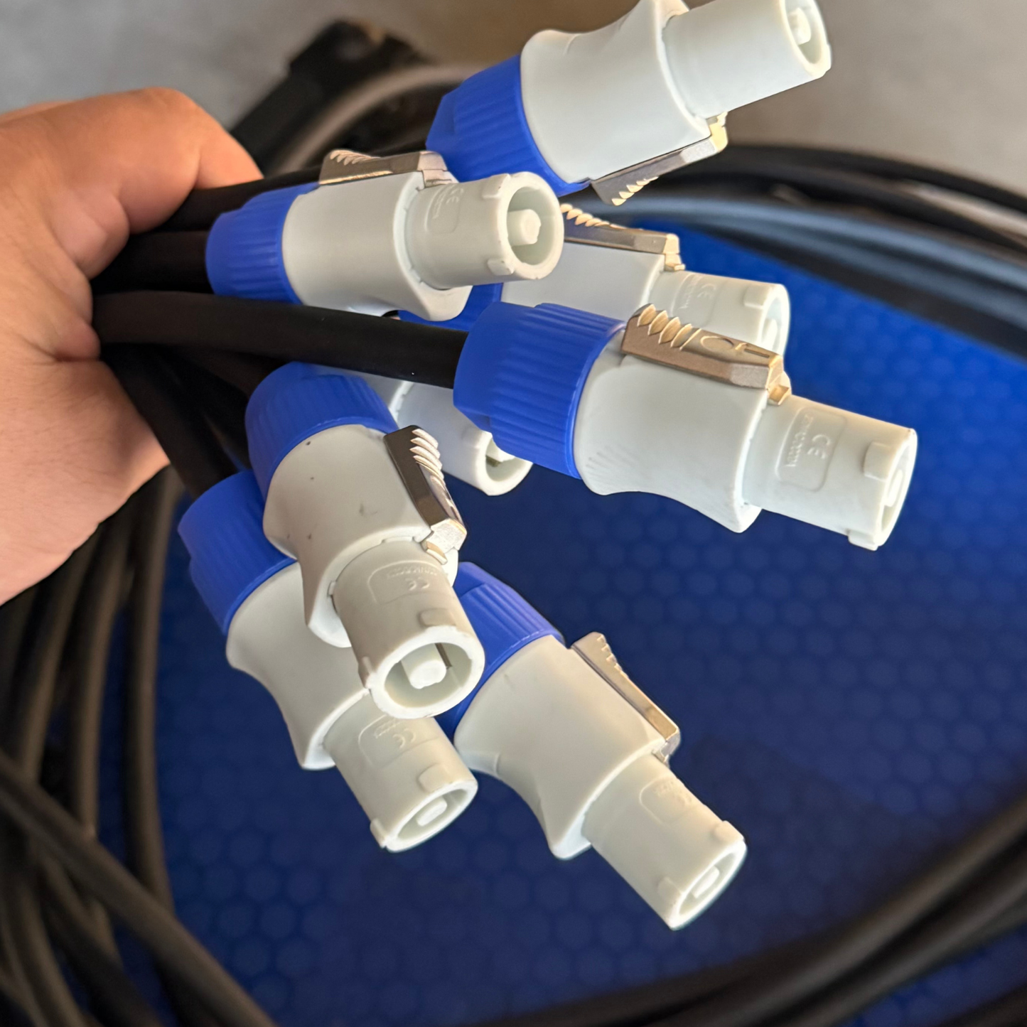 7ft PowerCon PREMIUM CABLES (8Pcs)