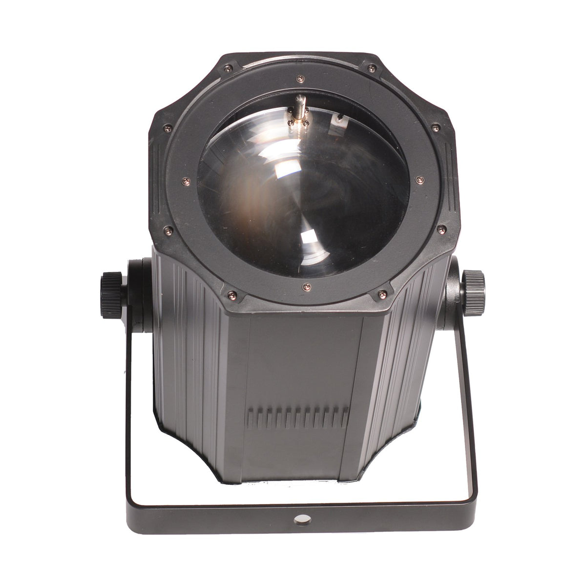 DUALTONE 200ZM – 200W dual-color LED par light, front view with large convex lens